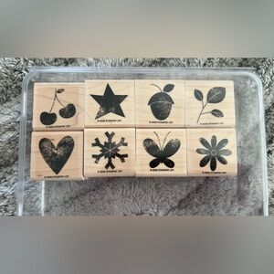 Stampin’ Up! All Through The Year 2006 Set of 8 Stamps Retired